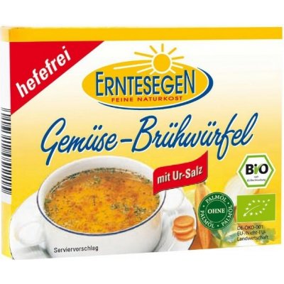 Erntesegen Zeleninový bujón bez droždí kostky bio 66 g – Zboží Dáma