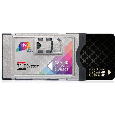 TiVusat Telesystem SmarCam 4K ULTRA HD CI včetně černé čipové karty – Sleviste.cz