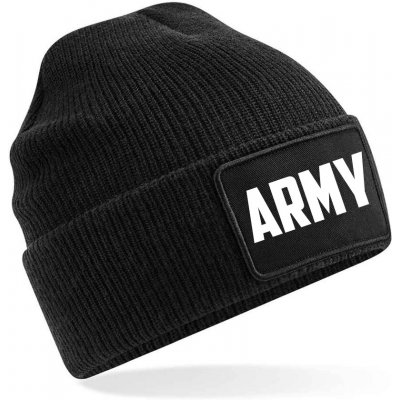 Striker Zimní čepice Nápis ARMY Černá – Hledejceny.cz