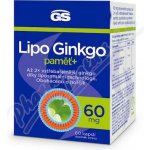 GS Lipo Ginkgo paměť+ 60 mg 60 kapslí – Hledejceny.cz