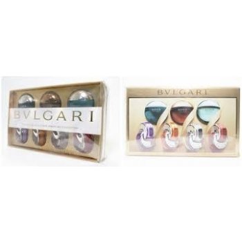 Bvlgari EDT Aqva Pour Homme + EDT Aqva Amara + EDT Aqva Marine + EDT Omnia Amethyste + EDT Omnia Indian Garnet + EDT Omnia C 7 x 5 ml dárková sada