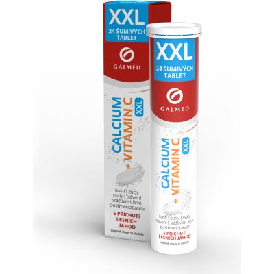 Galmed Calcium+Vitamin C XXL eff. 24 tablet – Hledejceny.cz