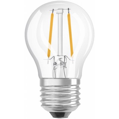 Osram LED žárovka LED E27 P45 4W = 40W 470lm 2700K Teplá bílá 300° Filament STAR – Zboží Živě