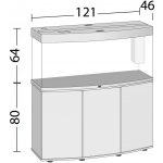 Juwel Vision 260 LED akvarijní set černý 121 x 46 x 64 cm 260 l – Zboží Dáma