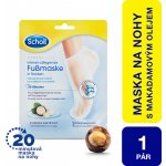 Scholl Vyživující maska na nohy s makadamovým olejem PediMask Expert Care (Foot Mask) 1 pár – Zboží Mobilmania