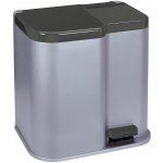 Curver ST2211421 DUO BIN 21 l stříbrný / černý – Zboží Dáma