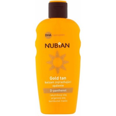 Nubian Gold Tan balzám zvýrazňující opálení 200 ml – Zbozi.Blesk.cz