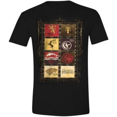 Game of Thrones Family Sigil černé pánské tričko – Zboží Mobilmania