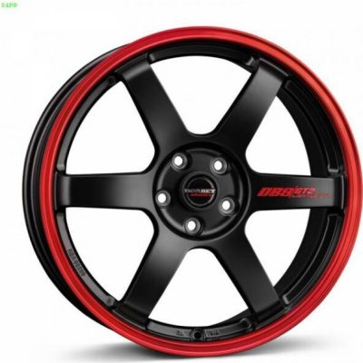 BORBET DB8GT2 8,5x19 5x114,3 ET35 black matt rim red | Zboží Auto