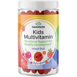 Swanson Kids Multivitamin Ovocná směs 60 ks gummies