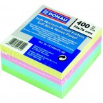 Samolepicí bloček, 76x76 mm, 4x100 lístků, DONAU – Hledejceny.cz