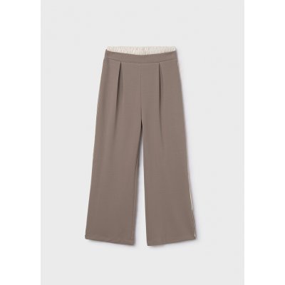 Mayoral kalhoty s lampasem zvonové béžové – Sleviste.cz