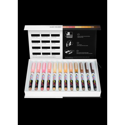 Karin 29C4 Pigment Deco Brush 12 ks nude odstíny – Zboží Mobilmania