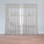 Záclony Šedá: 2 ks - 150x250 cm - Sablio – Hledejceny.cz
