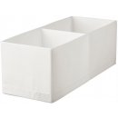 IKEA Stuk Box s přihrádkami 20x51x18 cm bílý