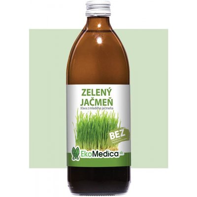 EkoMedica Šťava zelený jačmeň 0,5 l – Hledejceny.cz