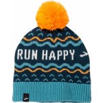 Brooks Heritage Pom beanie Storm Blue Run Happy – Hledejceny.cz