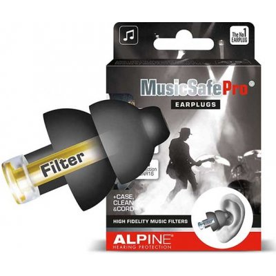 Alpine MusicSafe Pro Black SNR 14,17+18 dB 1 pár – Zboží Dáma