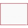 Tabule VMS Vision boardOK Keramická tabule na fixy s červeným rámem Červená 20 cm