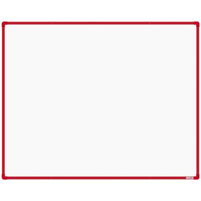 VMS Vision boardOK Keramická tabule na fixy s červeným rámem Červená 20 cm
