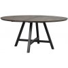 Jídelní stůl Rowico Hnědý dubový jídelní stůl Carradale 150 cm s černými nohami A
