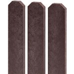 Plotovka 8×2×120 cm, s tříhrannou hlavou, hnědá – Sleviste.cz