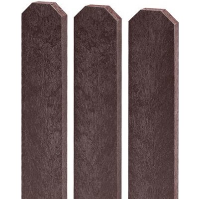 Plotovka 8×2×120 cm, s tříhrannou hlavou, hnědá – Sleviste.cz