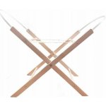 AHOJBABY Stojan na Mojžíšův košík pro miminko Smart Natural bez laku – Sleviste.cz