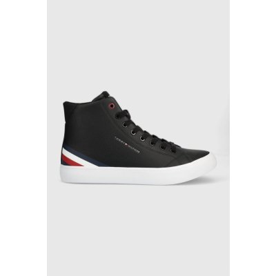 Tommy Hilfiger TH HI Vulc core LTH pánské černé FM0FM04816 – Sleviste.cz