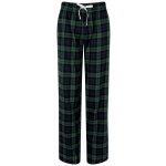 Tartan dámské kalhoty na spaní zelená a modrá – Zboží Dáma