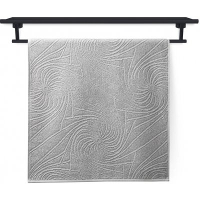 Veba Ručník GRAND 500 Grafico světle šedá 70 x 140 cm – Hledejceny.cz