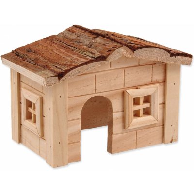Small Animal Domek dřevěný jednopatrový 20,5 x 14,5 x 12 cm – Sleviste.cz