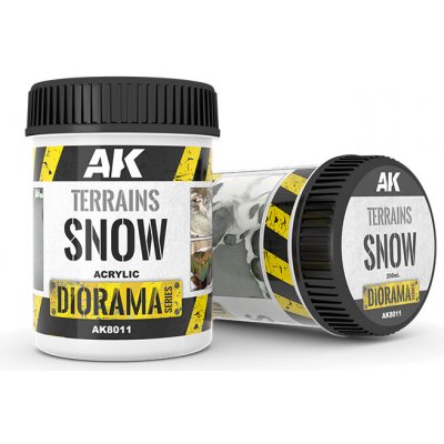AK-Interactive AK DIORAMA AK8011 TERRAINS SNOW 250ml (Acrylic) – Zboží Dáma