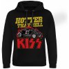 Pánská mikina s potiskem KISS mikina Hotter Than Hell Epic Hoodie Black