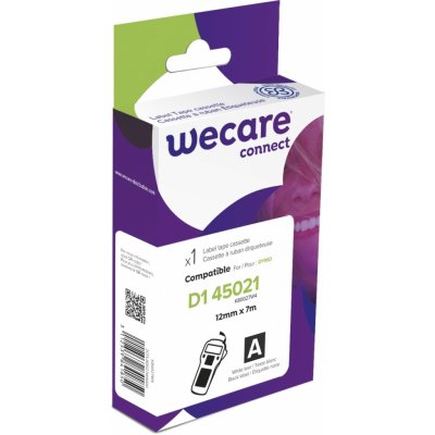 WECARE ARMOR páska kompatibilní s DYMO S0720610,White/Black,12MM*7M K80027W4 – Zboží Mobilmania