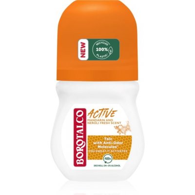 Borotalco Active mandarinka & neroli roll-on 50 ml