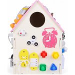 2Kids Toys Activity board Domeček růžový – Sleviste.cz