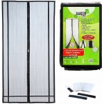 Pgum-Sill síť proti hmyzu do dveří 1x2,1/2,2m černá magnetická KLIK-KLAK – Zboží Mobilmania
