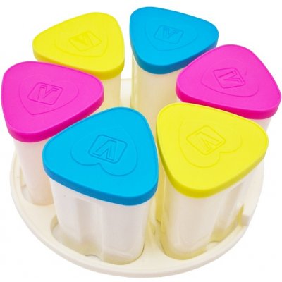 TESLA EliteCook K70/K80 Deluxe Sada 6 šálků na výrobu jogurtu barevné – Hledejceny.cz