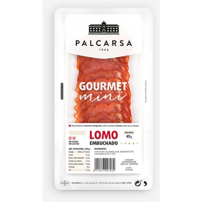 Palcarsa Lomo sušený vepřový hřbet krájený 45 g – Zboží Dáma