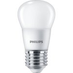 Philips LED kapka P45 5W/40W E27 2700K 470lm NonDim 15Y opál˙ – Hledejceny.cz