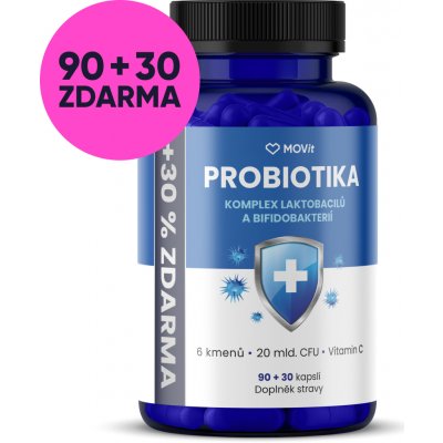 Movit Energy Probiotika komplex laktobacilů a bifidobakterií 120 kapslí – Hledejceny.cz