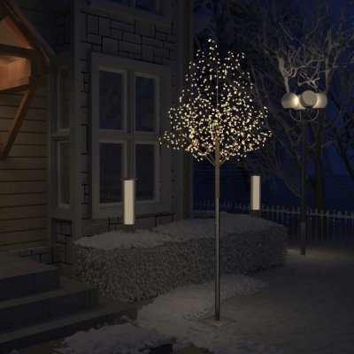 zahrada-XL Vánoční strom 600 LED teplé bílé světlo třešňový květ 300 cm