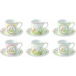 Easy Life Velikonoční šálky s podšálky na espresso Happy Easter 6 x 100 ml – Hledejceny.cz