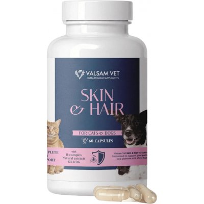 Valsam Vet Skin & Hair 60 kapslí – Hledejceny.cz