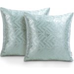 AmeliaHome Glamour Navia šedo-zelená 45 x 45 cm 2ks – Hledejceny.cz