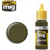 Modelářské nářadí AMMO by MIG Jimenez Olive Drab Base 17ml / A.MIG-926 AMIG0926