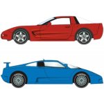 Bestr model Chevrolet Corvette C5 a Bugatti EB 110 – Hledejceny.cz