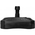 FIXKRAFT 119201FX Plastový stojan na slunečníky 39x39x13 cm, antracitový – Zboží Mobilmania