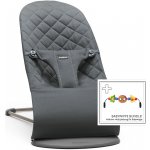 BabyBjörn Lehátko Bouncer Bliss Anthracite cotton tmavě šedá konstrukce – Zboží Mobilmania
